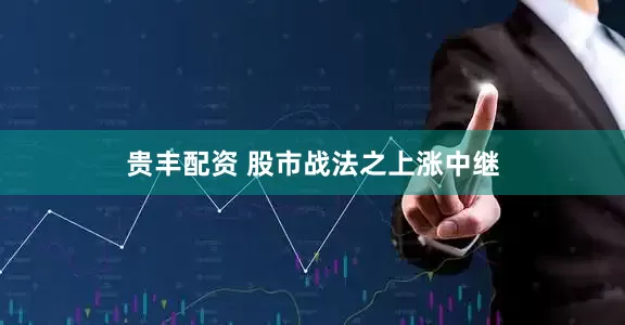 贵丰配资 股市战法之上涨中继